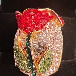 Jeweled Flower ring